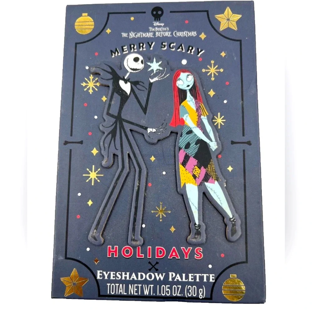 Nightmare Before Christmas Merry Scary Holidays Eyeshadow Palette NEW